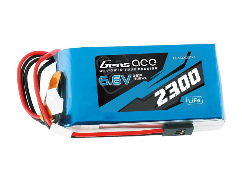 Gens Ace Li-Po 2S 7.4V 2300Mah Tx With Futaba