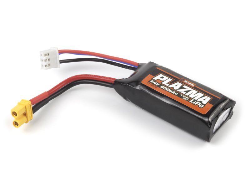 Plazma 7.4V 600Mah 10C Lipo Battery Pack
