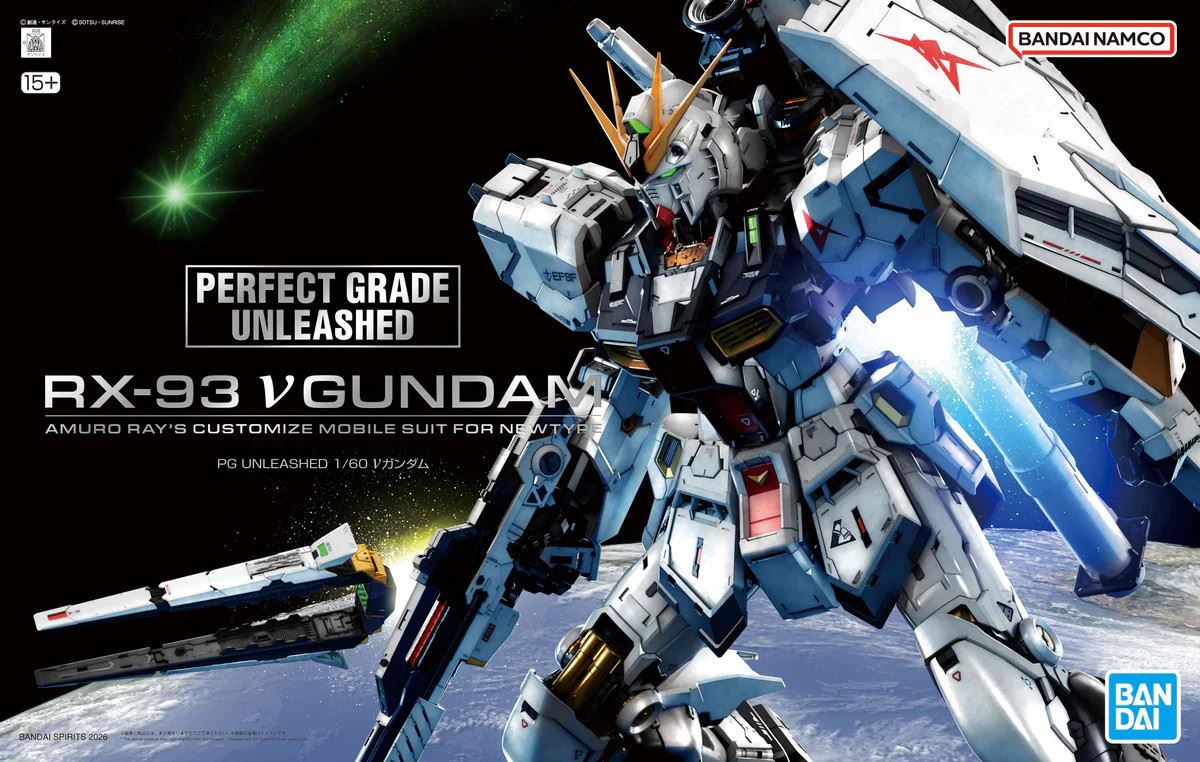 Bandai Hobby Pg Unleashed 1/60 Nu Gundam