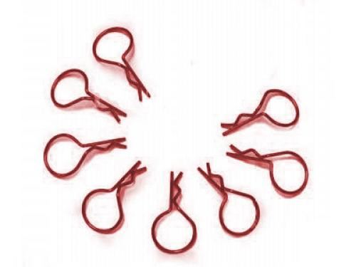 Fastrax Metalic Red Large Clips