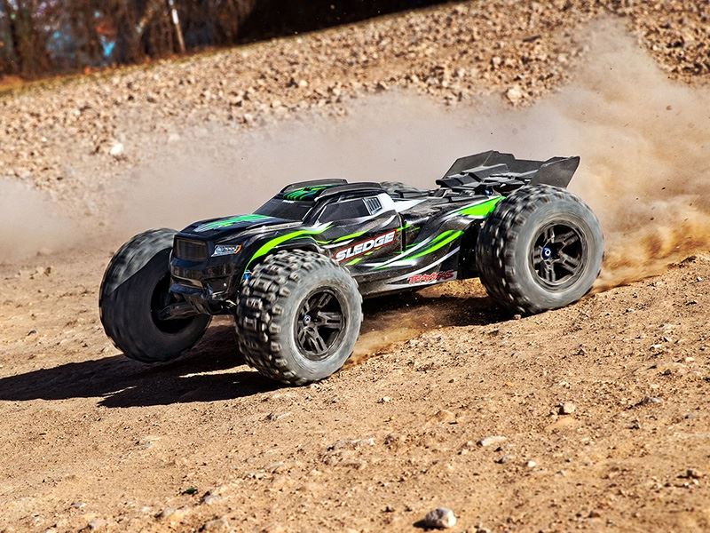Traxxas Sledge 1/8 4WD VXL-6S Brushless Monster Truck - Green