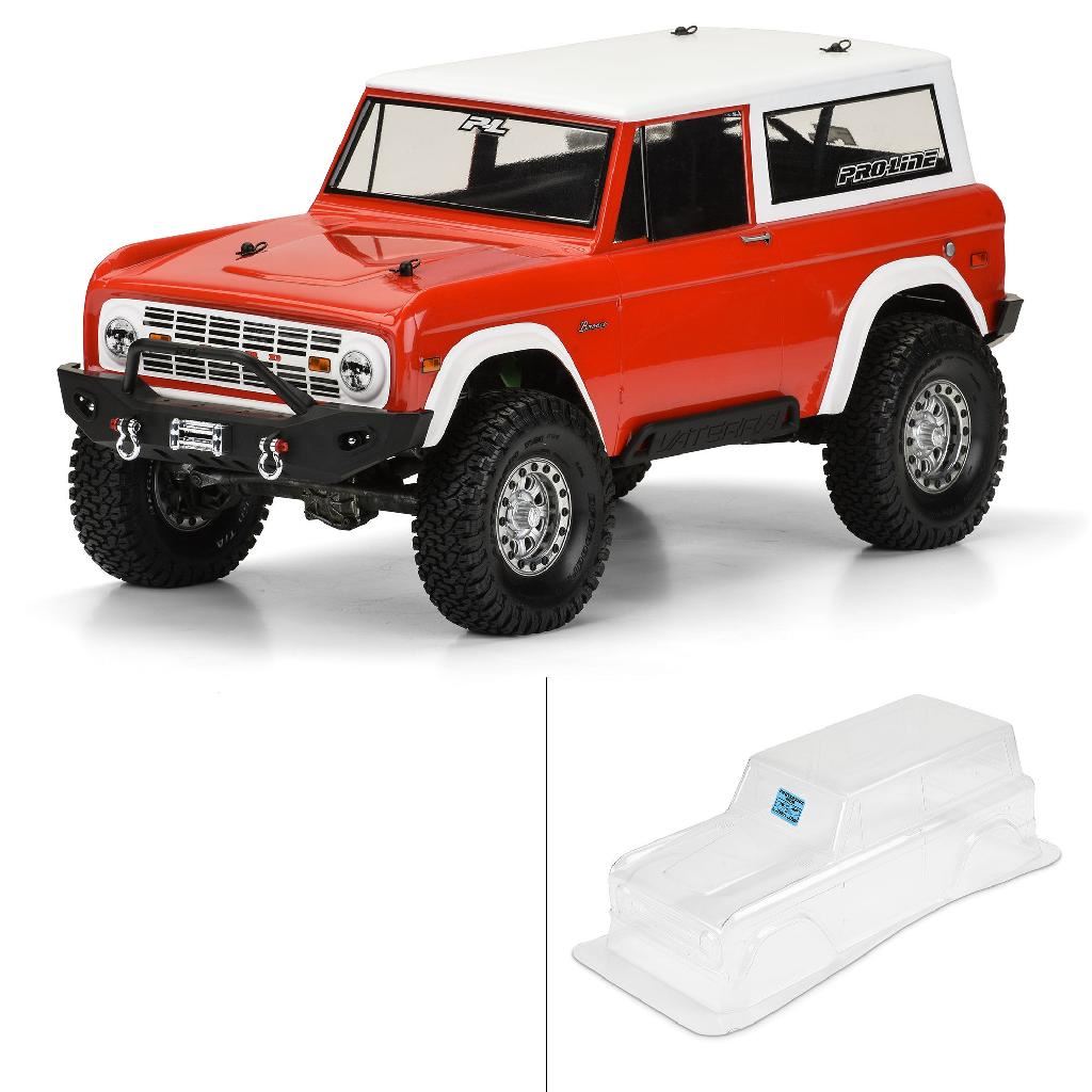 Proline 1/10 1973 Ford Bronco Clear Body 12In (305mm) Wheelbase Crawl
