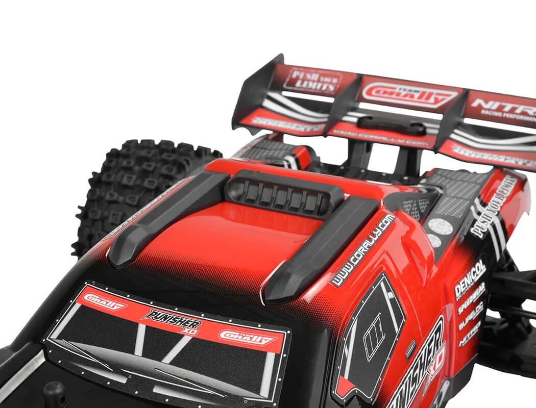 Corally Punisher Xd Rtr Truck - Red