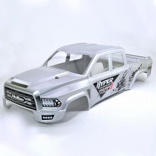 Hobao Hyper MT Plus II Printed Body Shell - Silver White