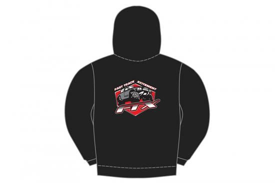 FTX Badge Logo Brand Pullover Hoodie Black - Xx Large