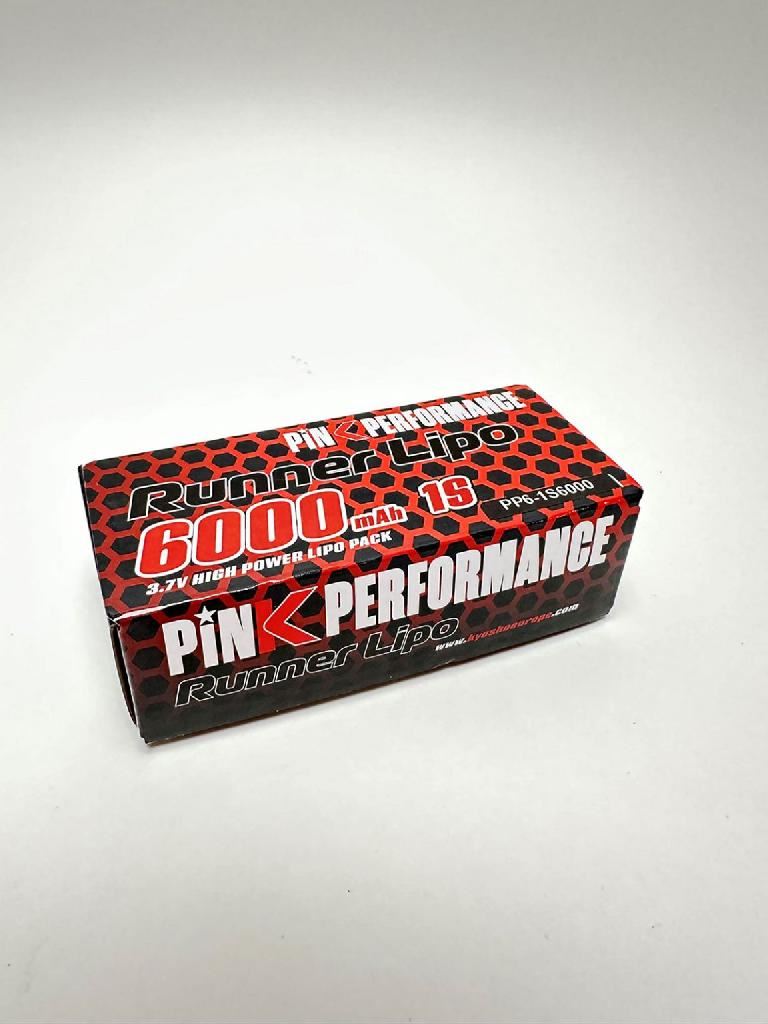Pink Runner Tx Lipo 1S 3.7V-6000 (85X50X12Mm)