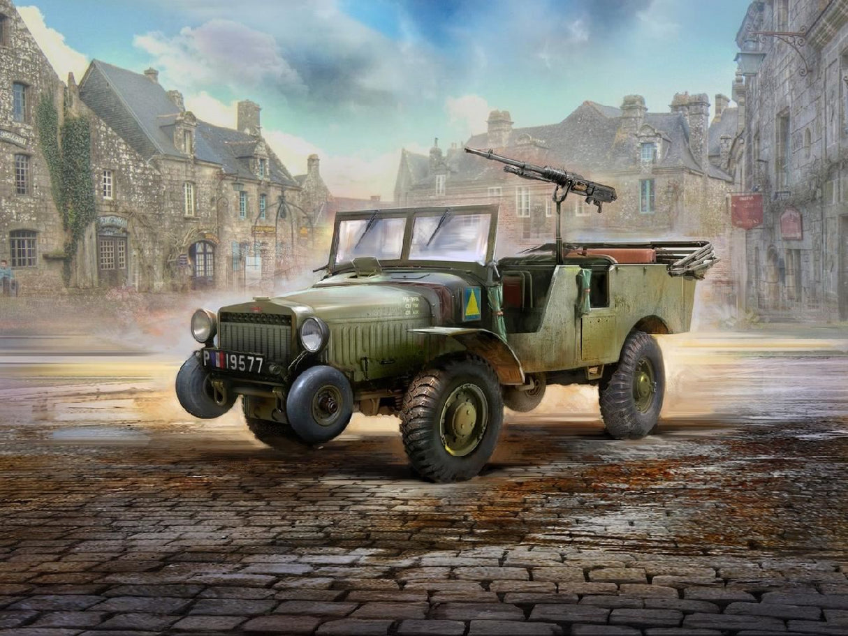 Icm Laffly V15T With Hotchkiss Machine Gun