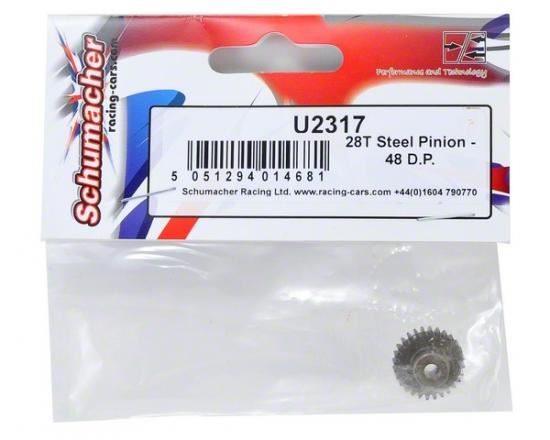 Schumacher 28T Steel Pinion - 48 D.P.
