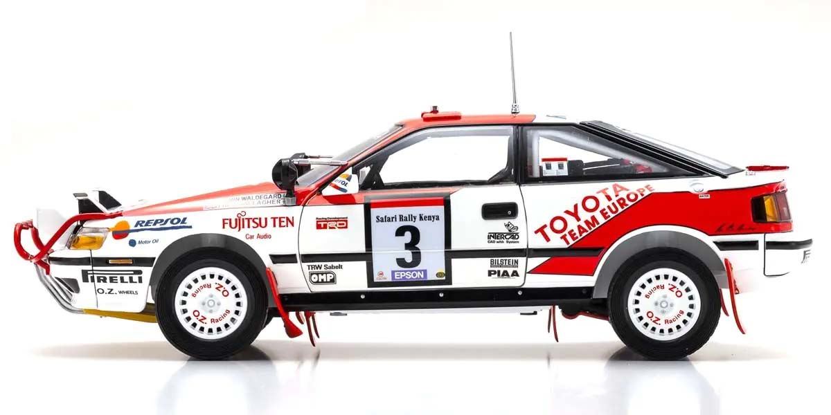 Kyosho 1:18 Toyota Celica Gt-Four B.Waldegard Winner Safari 1990 Nr.3