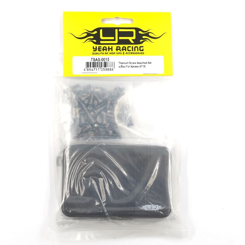 Yeah Racing Titanium Screw Assorted Set W/Box For Xpress At1S