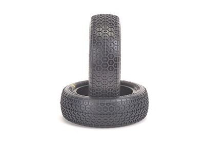 Schumacher Honeycomb Tyres - 1:10 2WD Front - Yellow - 1 Pair