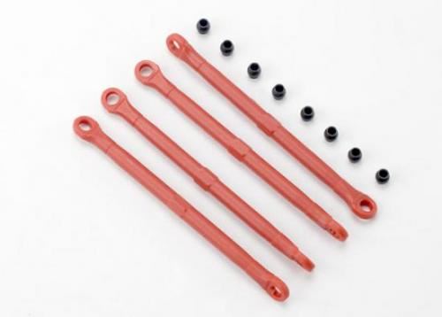 TRAXXAS Toe link, front & rear (molded composite) (4)/ hollow balls