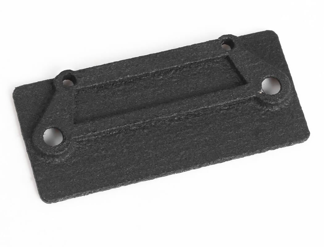 RC4WD OEM WIDE FRONT BUMPER W/ LICENSE PLATE HOLDER + STEERING GUARD FOR AXIAL 1/10 SCX10 III JEEP (