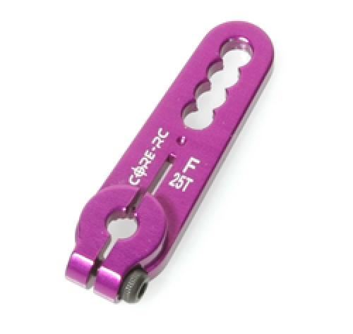 Schumacher Alloy Servo Arm; Futaba Purple