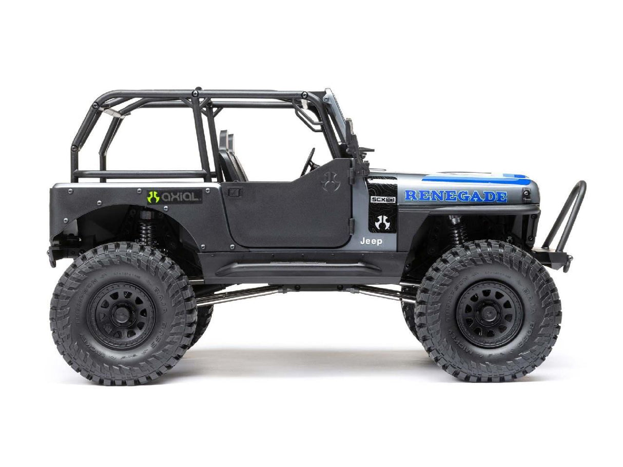 Axial 1/10 SCX10 III Jeep CJ-7 4WD Brushed RTR, Grey