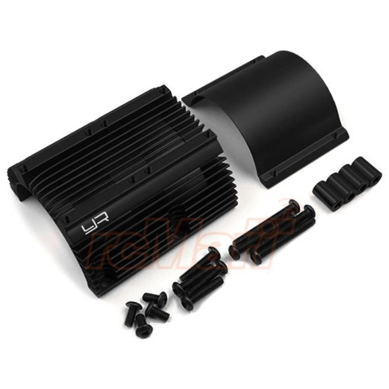 Yeah Racing Aluminum Heat Sink for 1:8 Motors Black