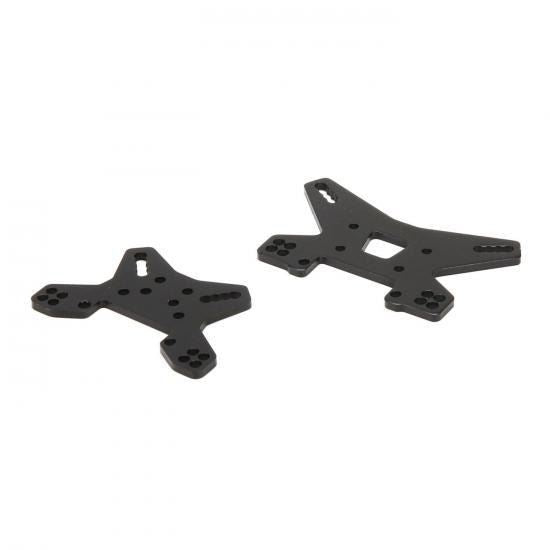 Losi Front/Rear Shock Tower Set: Mini 8T,DB (Losi211000)