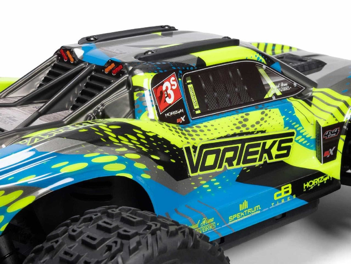 Arrma 1/10 Vorteks 223S Blx 4X4 Stadium Truck Rtr With Dsc Teal