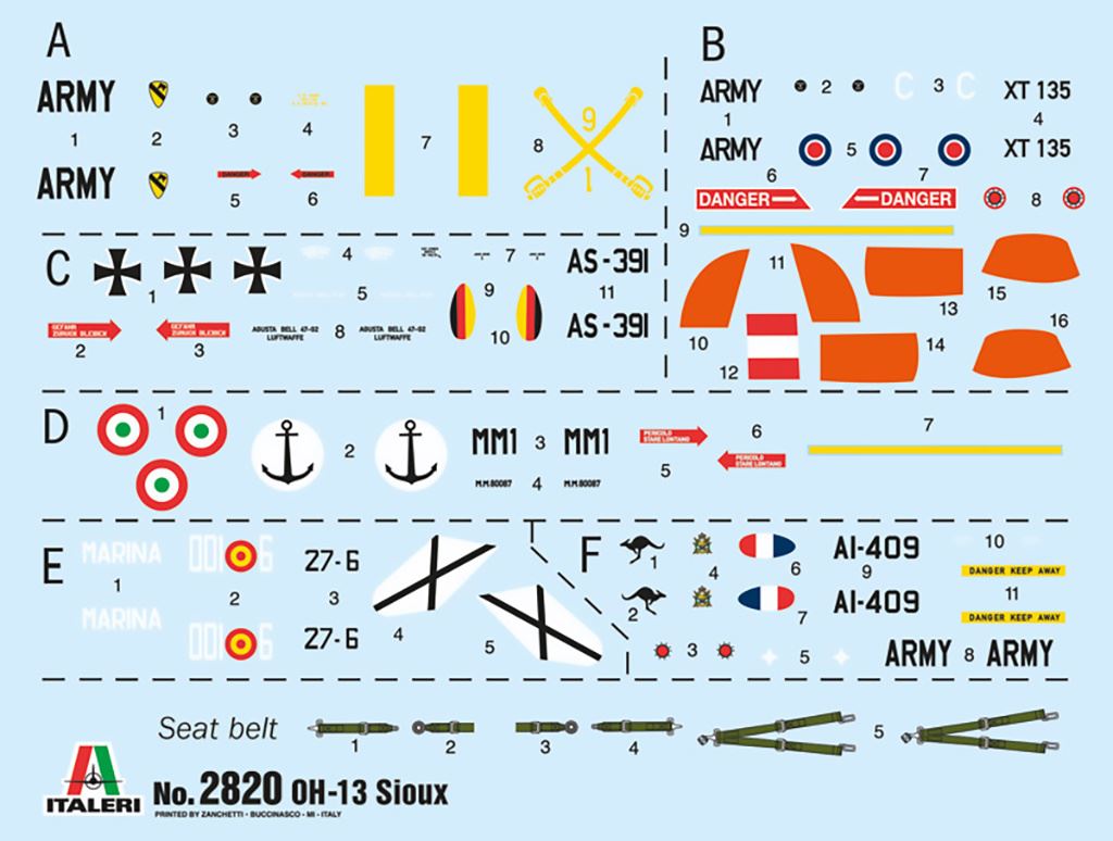 Italeri OH-13 Sioux Corean War