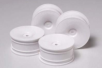 Tamiya White Dish Wheel (26mm/Offo) X 2