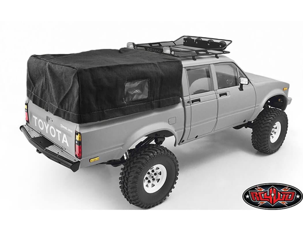 RC4WD BED SOFT TOP W/CAGE FOR RC4WD MOJAVE II FOUR DOOR (BLACK)