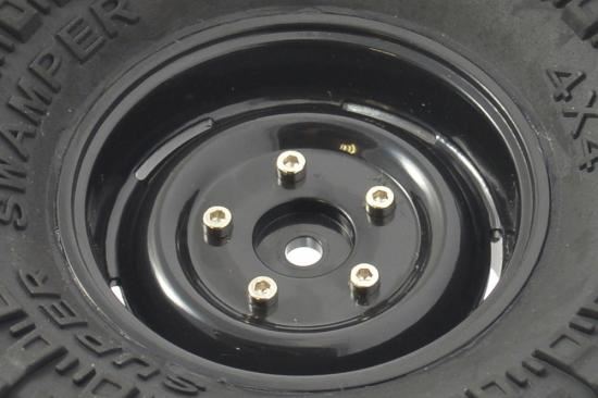 FASTRAX 1:10 CRAWLER SWAMPER 1.9 SCALE WHEEL ø118MM TYRE (BLACK)