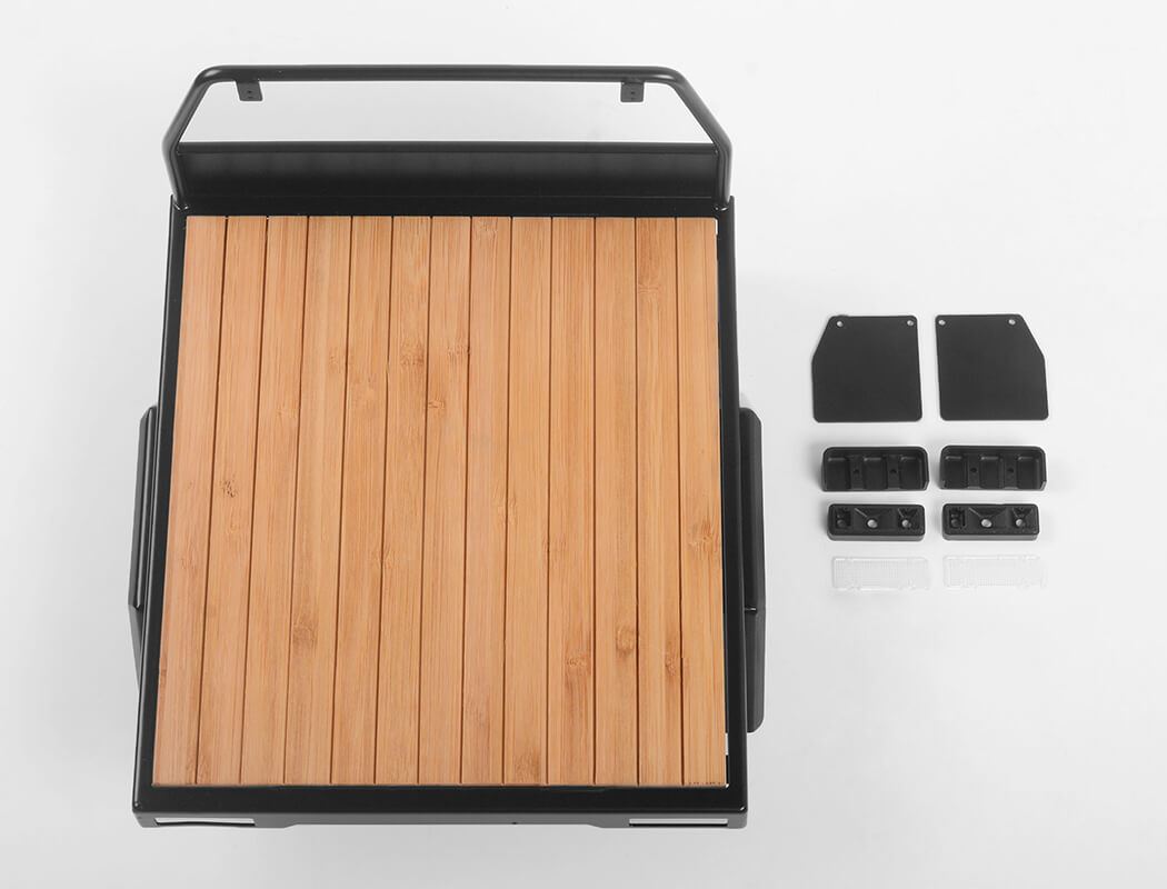 RC4WD WOOD FLATBED W/ MUDFLAPS FOR TF2 MOJAVE BODY