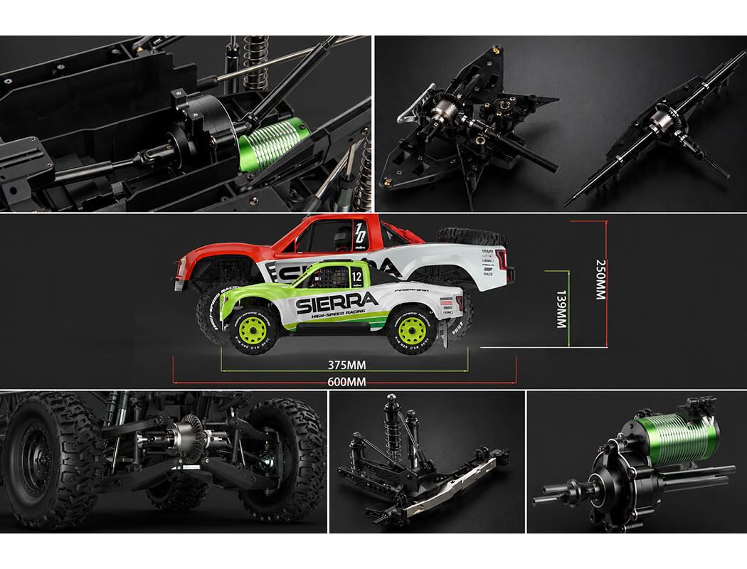 Udi Rc 1/10 Sierra All-Terrain Brushless Desert Truck