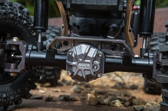 GMADE GS01 FRONT AXLE TRUSS UPPER LINK MOUNT (SILVER)