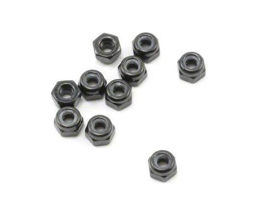 AXIAL Nylon Locking Hex Nut M3 Black (10)