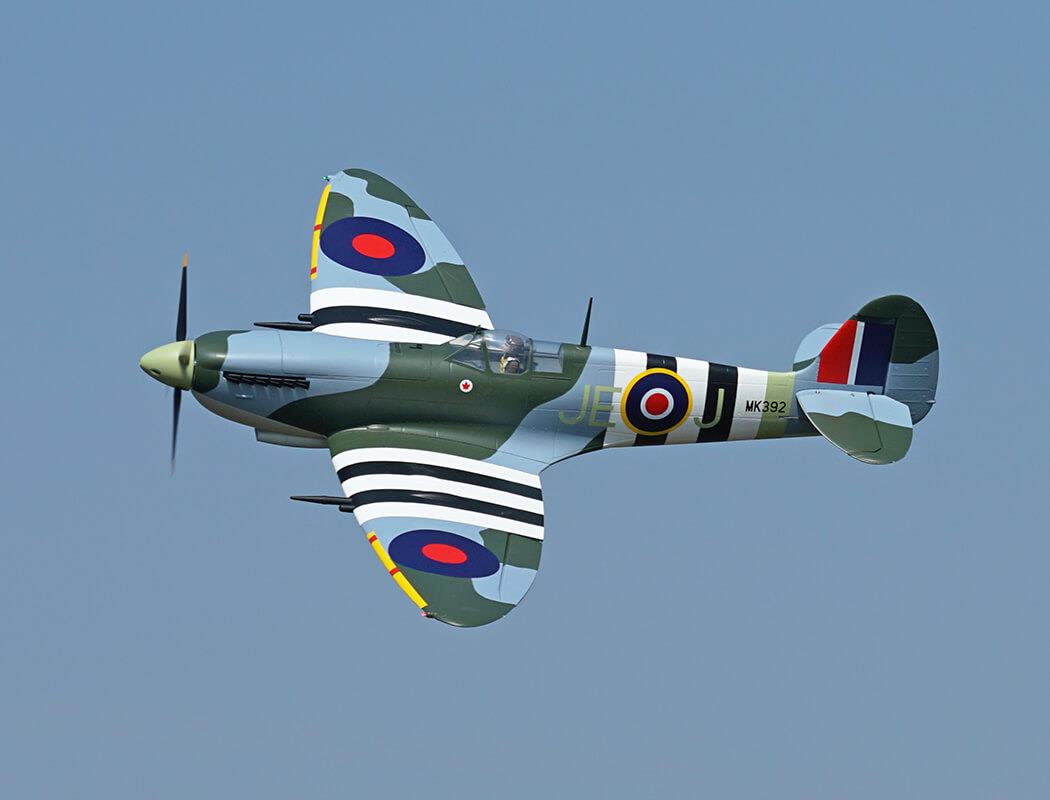 Xfly Supermarine Spitfire Mkix Green 1200Mm No Landing Gear Without Tx/Rx/Bat