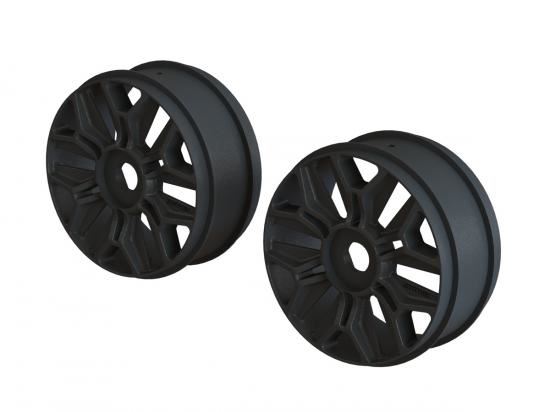 Arrma 1/8 Buggy Wheel Black (2)