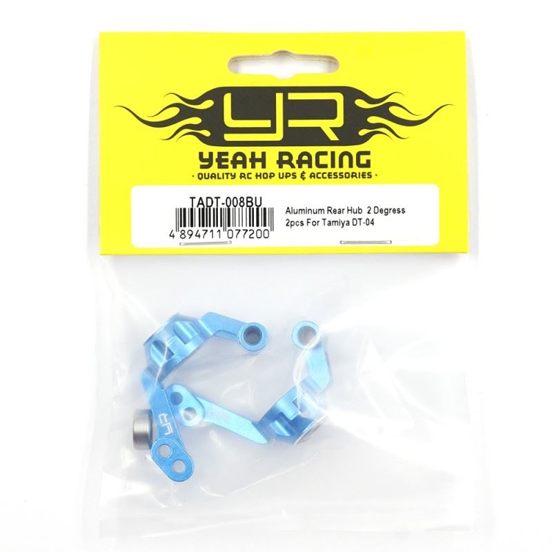 Yeah Racing Aluminum Rear Hub 2 Degress For Tamiya Dt-04