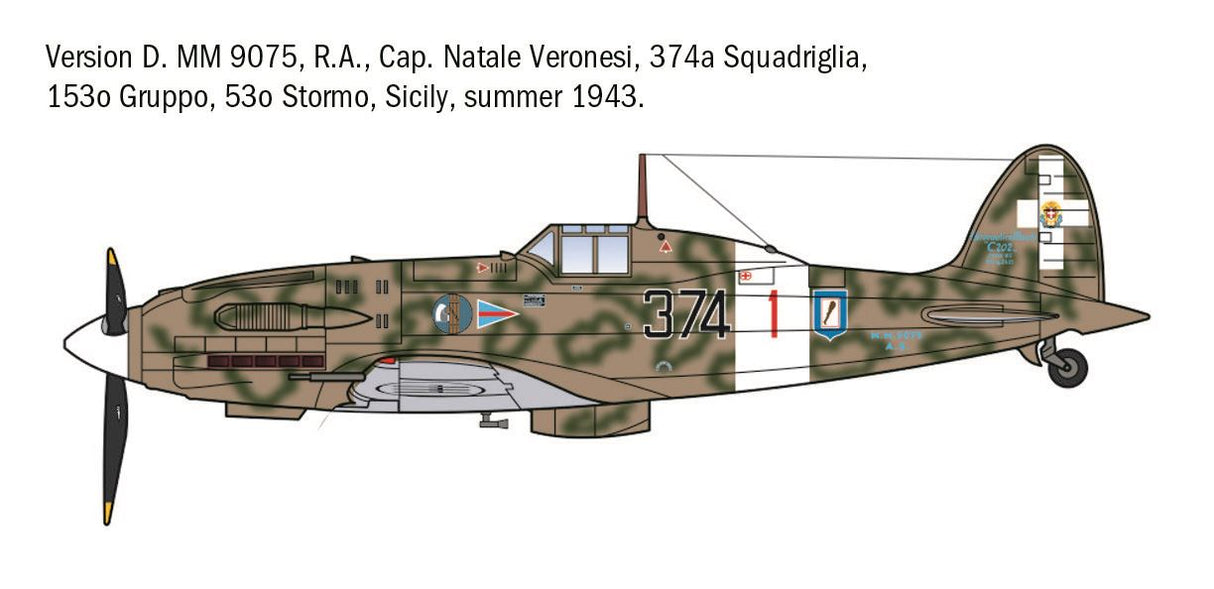 Italeri Mc.202 Folgore Aces