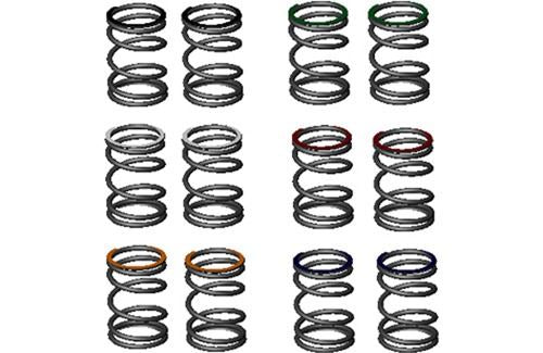 TT Option Rear Shock Spring Set - SB-5 Pro