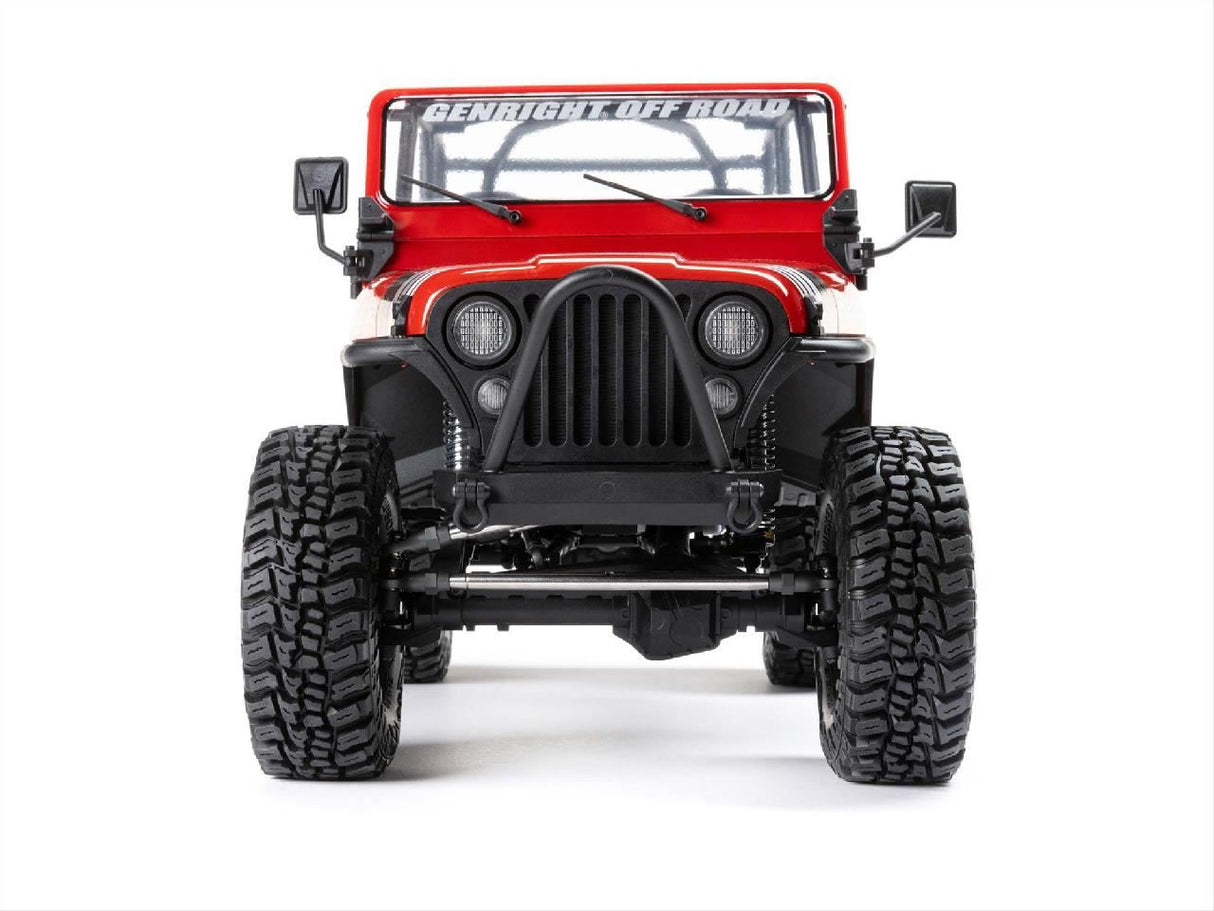 Axial 1/10 SCX10 III Jeep CJ-7 4WD Brushed RTR, Red