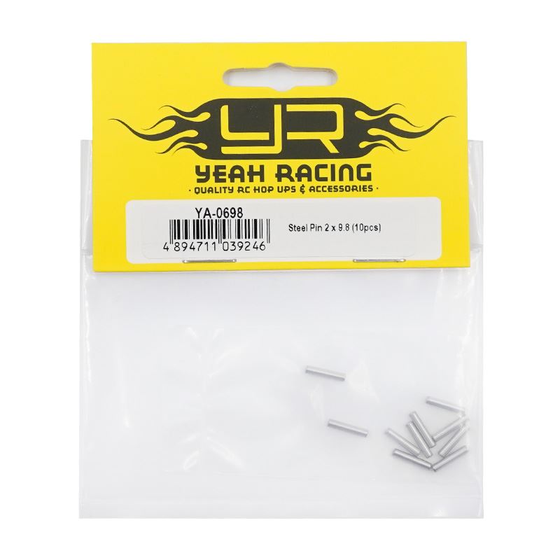 Yeah Racing Steel Pin 2 x 9.8 (10pcs)