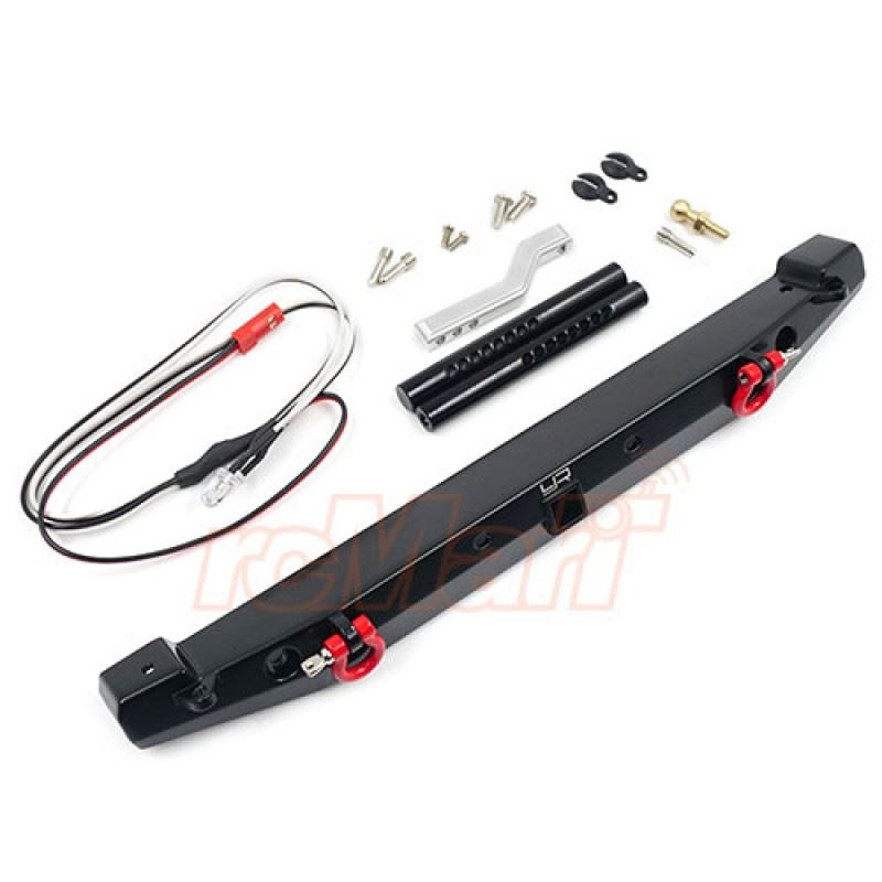 Yeah Racing Aluminum Alloy Rear Bumper w/ LED For TRAXXAS TRX-4 SCX10 II