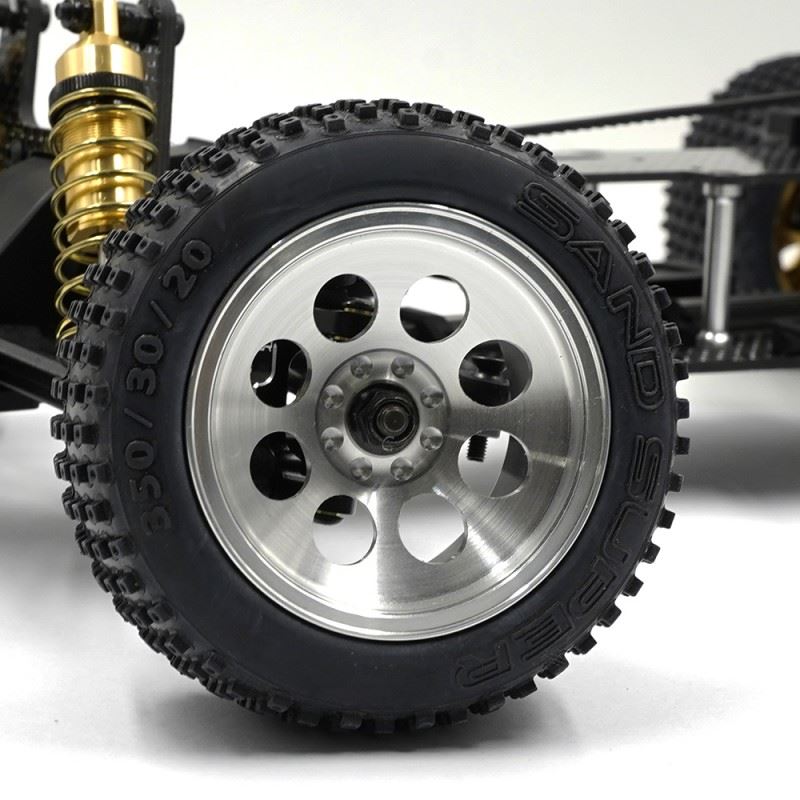 Yeah Racing Aluminum CNC 8 Spoke Rim Set For Kyosho Optima / Optima Mid / Javelin / ULTIMA