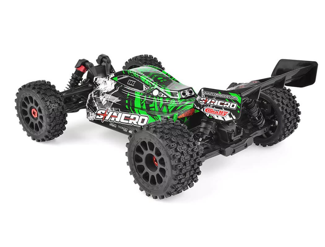 Corally Syncro-2 1/8 Brushless 3-4S Basher Buggy Rtr - Green