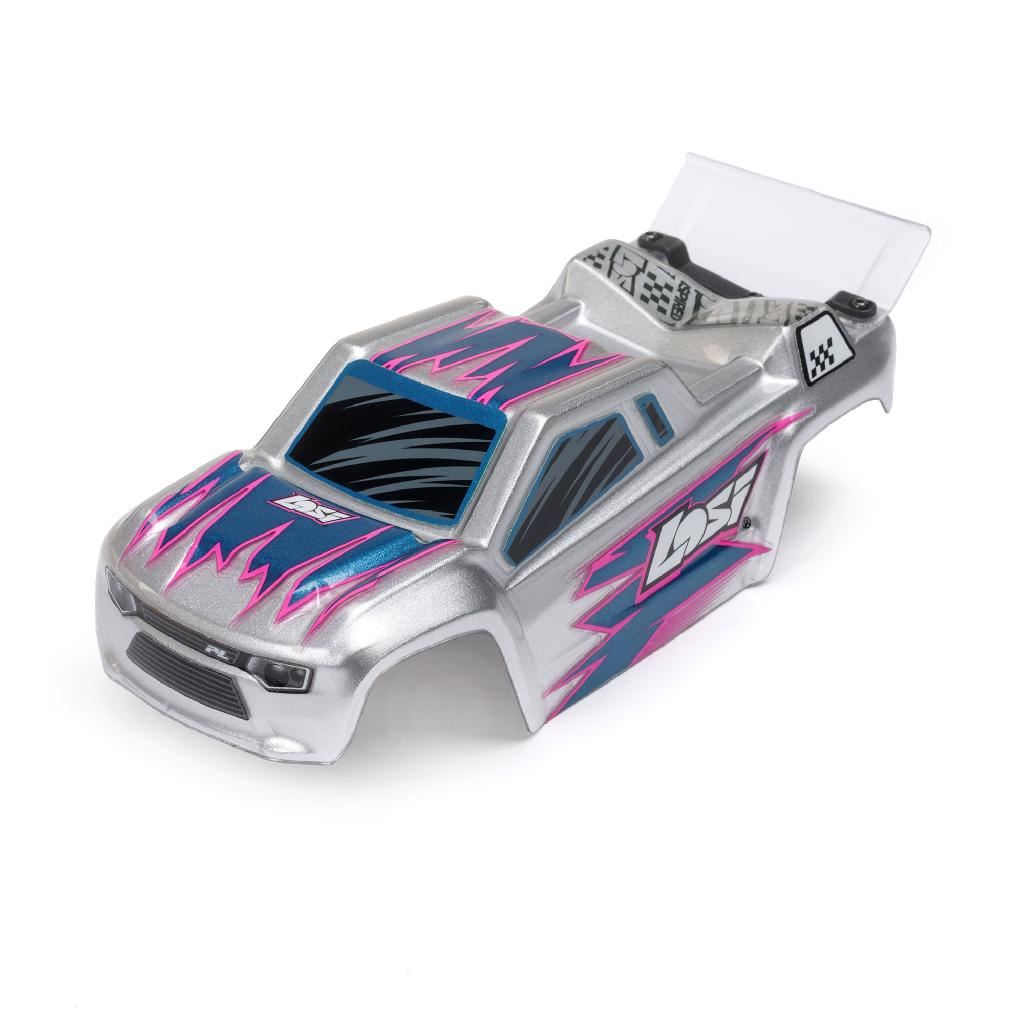 Losi 1/28 Micro-T 2Wd Stadium Truck Rtr Silver