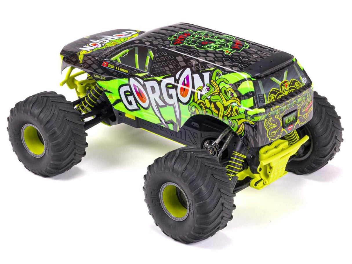 Arrma Gorgon 2wd MT 1/10 RTR Smart w/8.4v Batt/USB Charger Yellow