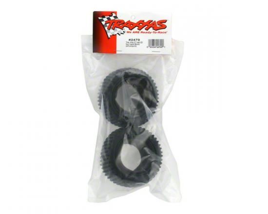 TRAXXAS Tires, Alias 2.2" (rear) (2)/ foam inserts (Bandit) (soft co