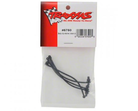 TRAXXAS Body clip retainer, black (4)