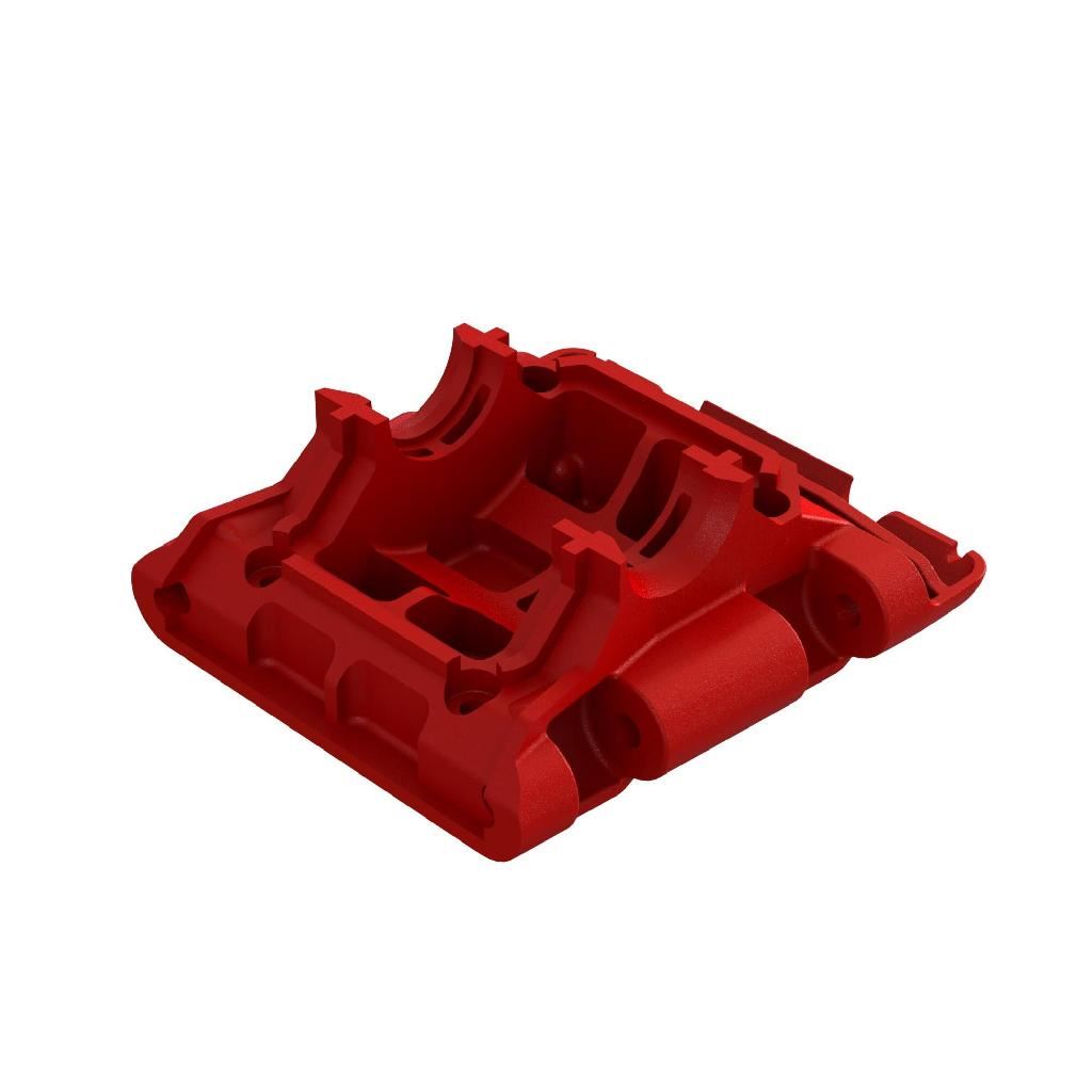 Arrma Rear Lower Skid/Gearbox Mount (1pc) - Red