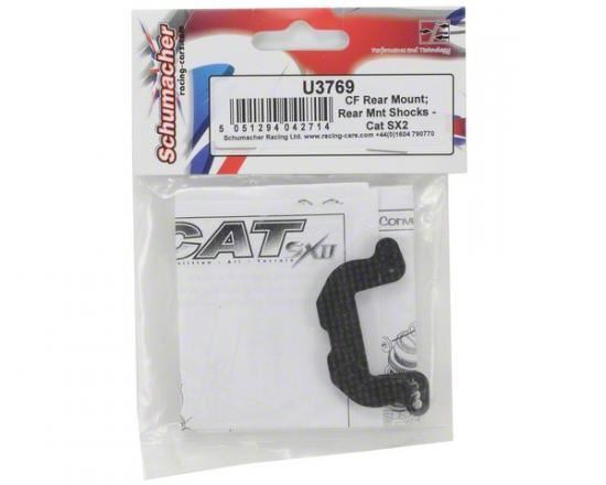 Schumacher CF Rear Link Mnt; Rr Mntd Shocks - Cat SX2
