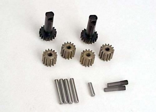 TRAXXAS Planet gears (4)/ planet shafts (4)/ sun gears (2)/sun gear