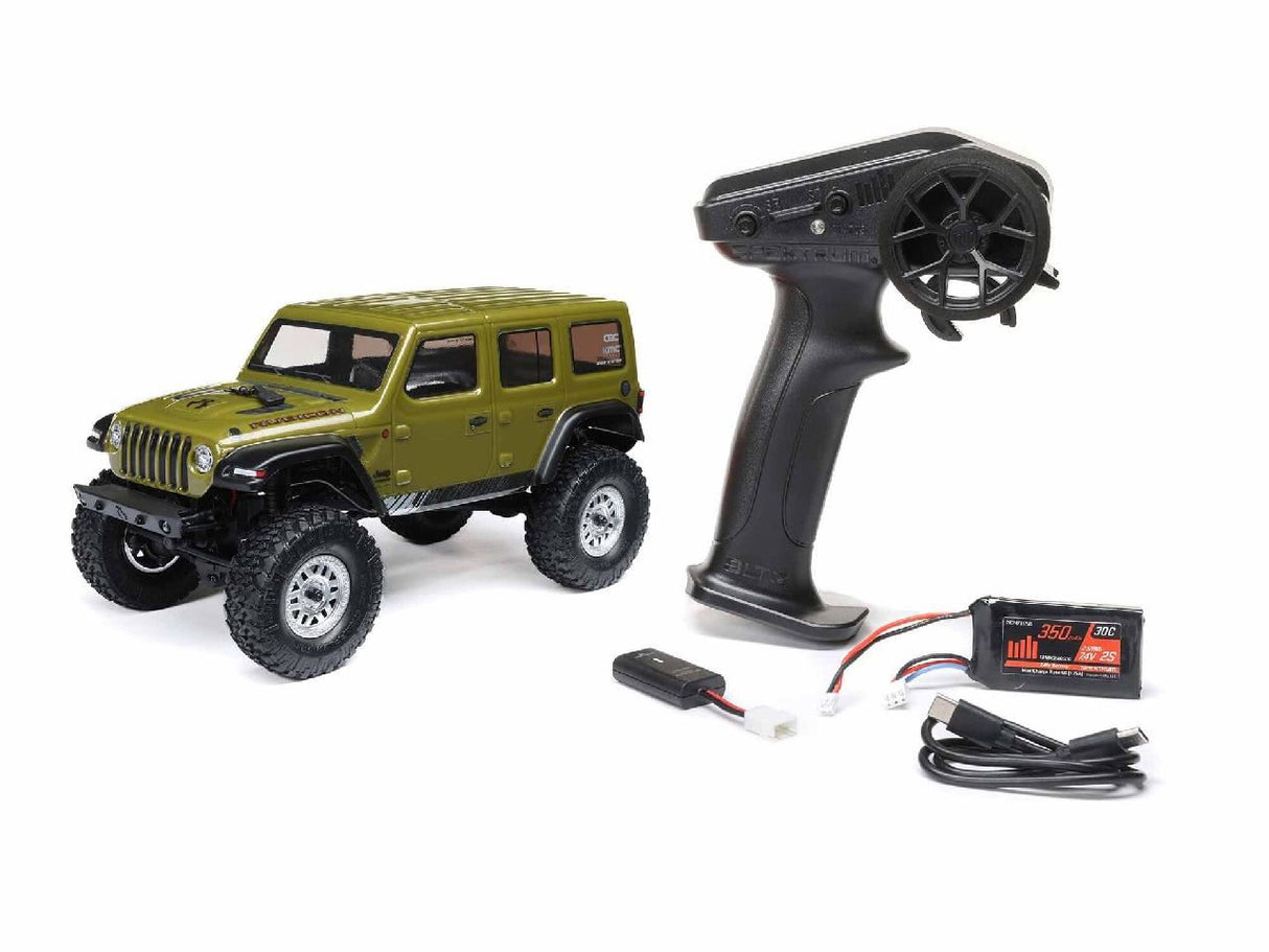 Axial SCX24 Jeep Wrangler JLU RTR, Green