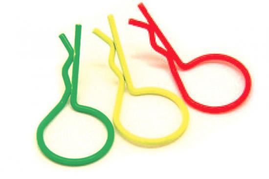 Fastrax Flourescent Pink Large Clips