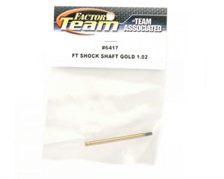 Team Associated Gold Shock Shaft 1.02 Titanium Nitrade